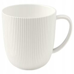 IKEA OFANTLIGT KUBEK BIAŁY PORCELANOWY 310 ML