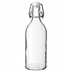 IKEA KORKEN BUTELKA Z KAPSLEM SZKŁO 0.5 L