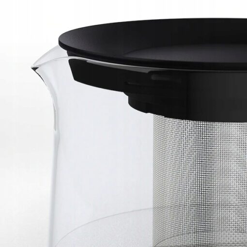IKEA RIKLIG CZAJNICZEK SZKLANY Z SITKIEM 0.6 L - obrazek 3