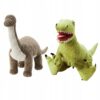 IKEA JATTELIK DINOZAUR PLUSZOWY MASKOTKA PLUSZAK ZESTAW 2 SZTUK