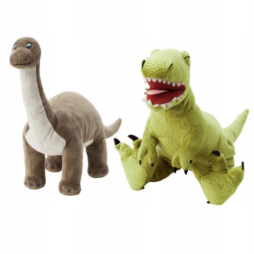 IKEA JATTELIK DINOZAUR PLUSZOWY MASKOTKA PLUSZAK ZESTAW 2 SZTUK