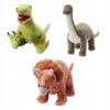 IKEA JATTELIK DINOZAUR PLUSZOWY MASKOTKA PLUSZAK ZESTAW 3 SZTUK