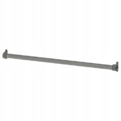 IKEA KOMPLEMENT DRĄŻEK MEBLOWY UBRANIOWY SZARY 75 cm