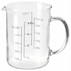 IKEA VARDAGEN DZBANEK Z MIARKĄ IKEA SZKLANY ŻAROODPORNY 0,5 L
