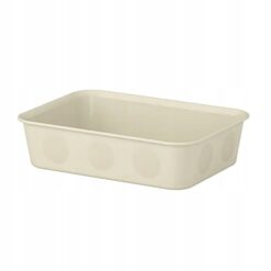IKEA NOJIG ORGANIZER BIUROWY BEŻOWY 15x20x5 cm