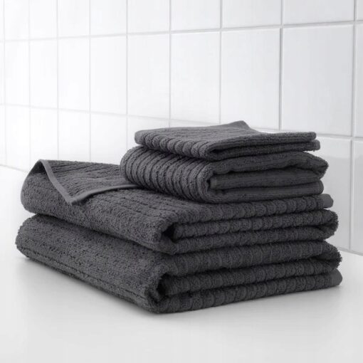 IKEA VAGSJON KOMPLET RĘCZNIK KĄPIELOWY + DO RĄK 70x140 50x100CM - obrazek 2