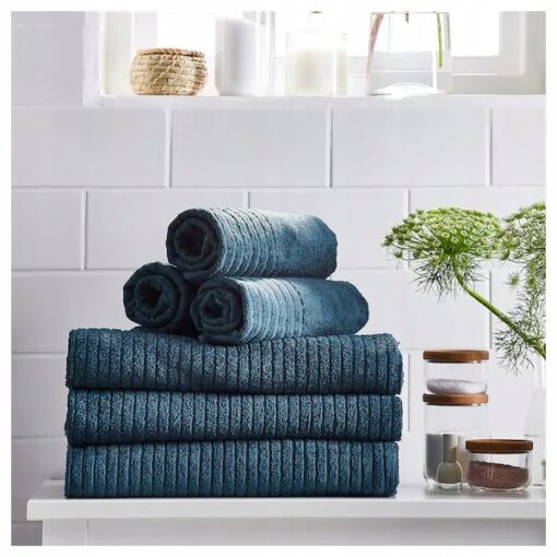 IKEA VAGSJON KOMPLET RĘCZNIK KĄPIELOWY + DO RĄK 70x140 50x100CM - obrazek 7