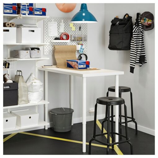 IKEA KNODD KOSZ METALOWY Z POKRYWKĄ SZARY 16 L - obrazek 3