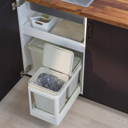 IKEA HALLBAR KOSZ NA ŚMIECI POJEMNIK DO SORTOWANIA 20L - obrazek 4