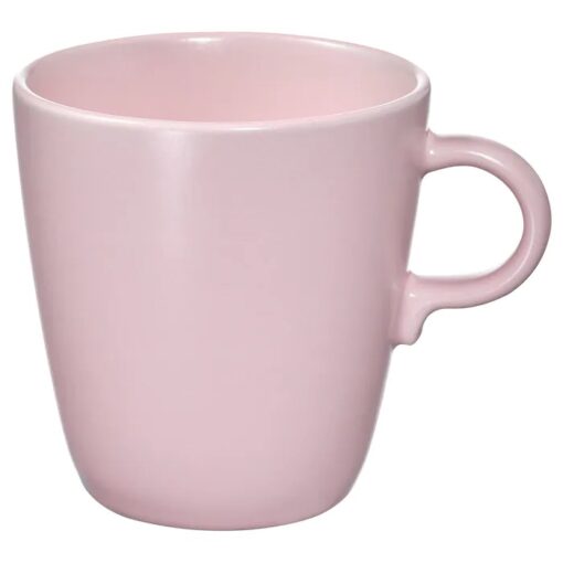 IKEA FARGKLAR KUBEK MATOWY RÓŻOWY 370 ML - ZESTAW 6 SZT. - obrazek 3