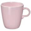IKEA FARGKLAR KUBEK MATOWY RÓŻOWY 400 ML