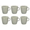 IKEA FARGKLAR KUBEK MATOWY ZIELONY 370 ML - ZESTAW 6 SZT.