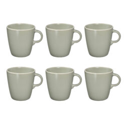 IKEA FARGKLAR KUBEK MATOWY ZIELONY 370 ML - ZESTAW 6 SZT.