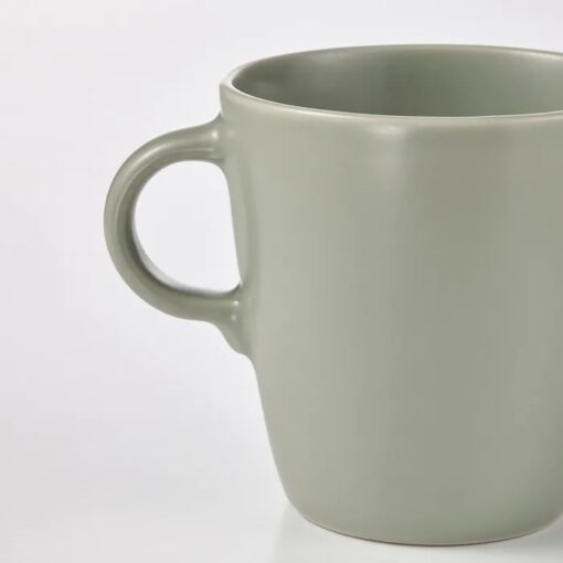 IKEA FARGKLAR KUBEK MATOWY ZIELONY 370 ML - ZESTAW 6 SZT. - obrazek 3