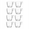 IKEA STELNA ZESTAW 8X KUBEK SZKLANY BEZBARWNY 230 ML