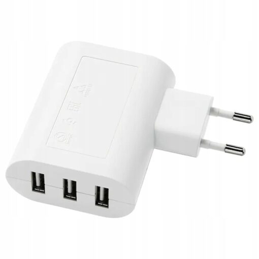 IKEA KOPPLA ŁADOWARKA USB DO TELEFONU 3 PORTY BIAŁA