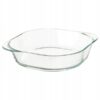 IKEA FOLJSAM NACZYNIE ŻAROODPORONE SZKLANE 24.5x24.5 CM