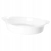 IKEA LATTVIKTIG NACZYNIE ŻAROODPORONE SZKLANE BIAŁE 30x19 CM
