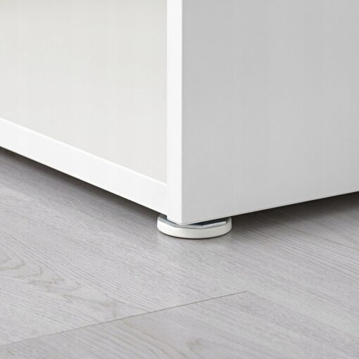 IKEA LATTHET NOGA REGULOWANA DO MEBLI BIAŁA 1 cm 4 SZT. - obrazek 2