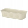 IKEA NOJIG ORGANIZER BIUROWY PLASTIKOWY BEŻOWY 10X20X5 CM