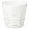 IKEA MUSKOT OSŁONA DONICZKI DONICZKA BIAŁA 12 CM