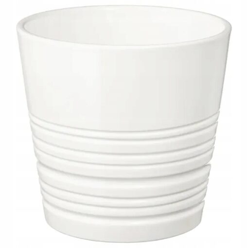 IKEA MUSKOT OSŁONA DONICZKI DONICZKA BIAŁA 12 CM