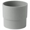 IKEA NYPON OSŁONA DONICZKI DONICZKA SZARA 9 CM