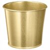 IKEA DAIDAI OSŁONA DONICZKI DONICZKA ZŁOTA 9 CM
