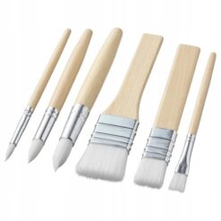 IKEA MALA PĘDZLE PĘDZELKI DO MALOWANIA KOMPLET 6 SZT.