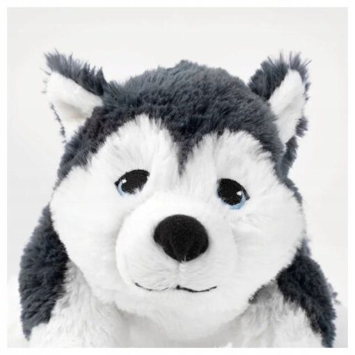 IKEA LIVLIG PIES HUSKY MASKOTKA PLUSZOWA PLUSZAK 26CM - obrazek 2
