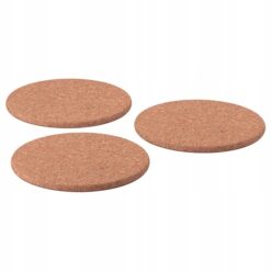 IKEA HEAT PODSTAWKA NA GARNKI KOREK 19 CM 3 SZTUKI
