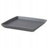 IKEA IDEAL PODSTAWKA NA ŚWIECE TACKA NA ŚWIECZKI SZARA 25 CM