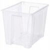 IKEA SAMLA POJEMNIK SKRZYNIA PLASTIKOWA 56X39X42 CM