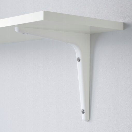 IKEA BURHULT/SIBBHULT PÓŁKA ŚCIENNA BIAŁA 59 CM 2 SZTUKI - obrazek 3