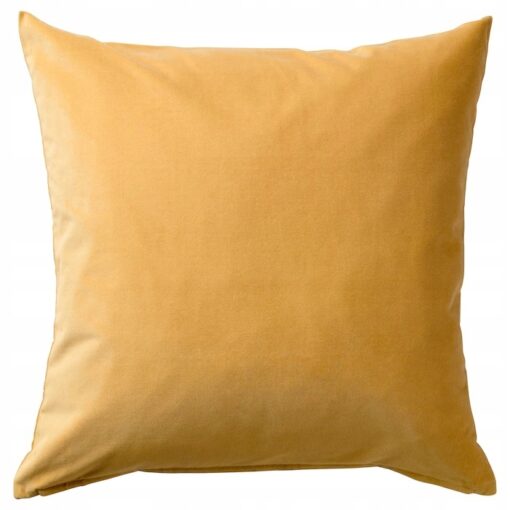 IKEA SANELA POSZEWKA DO PODUSZKI BAWEŁNIANA ZŁOTO-BRĄZOWA 50x50 CM