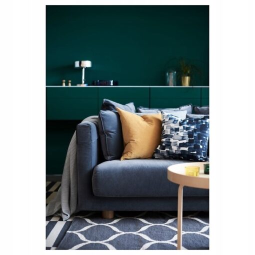 IKEA SANELA POSZEWKA DO PODUSZKI BAWEŁNIANA ZŁOTO-BRĄZOWA 50x50 CM - obrazek 5