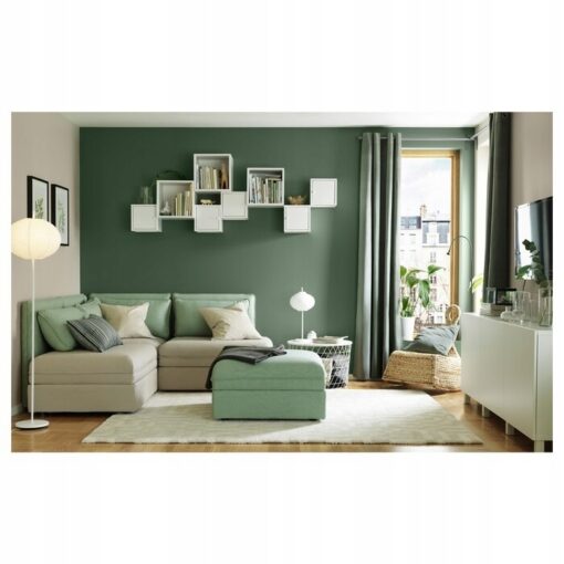 IKEA SANELA POSZEWKA DO PODUSZKI BAWEŁNIANA 50x50 CM - obrazek 3