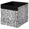IKEA DRONA PUDEŁKO WKŁAD ORGANIZER 33x38x33 CM CZARNO-BIAŁY
