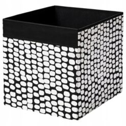 IKEA DRONA PUDEŁKO WKŁAD ORGANIZER 33x38x33 CM CZARNO-BIAŁY