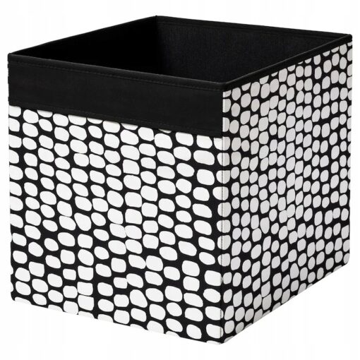 IKEA DRONA PUDEŁKO WKŁAD ORGANIZER 33x38x33 CM CZARNO-BIAŁY