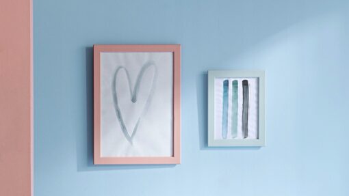 IKEA FISKBO ZESTAW 3X RAMKA NA ZDJĘCIA RÓŻOWA A4 21x30 CM - obrazek 2