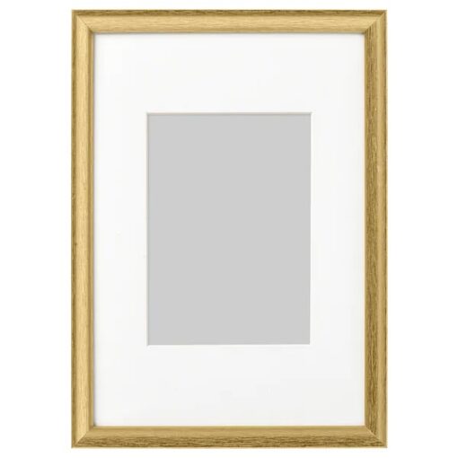 IKEA SILVERHOJDEN RAMKA NA ZDJĘCIA ZŁOTA 21X30 CM A4
