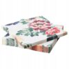IKEA SMAKSINNE SERWETKI WIELOBARWNY/KWIATY WZÓR 33x33 CM 30 SZT