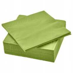IKEA FANTASTISK SERWETKI ZIELONY TRAWIASTY 33x33 CM 50 SZT