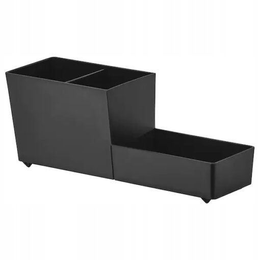 IKEA RINNIG STOJAK NA PRZYBORY KUCHENNE CZARNY