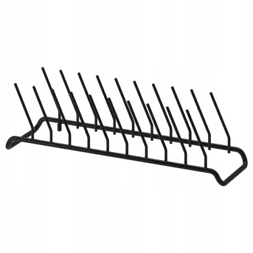 IKEA RINNIG STOJAK UCHWYT NA TALERZE CZARNY