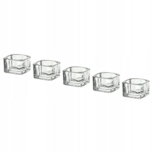 IKEA SINNLIG ŚWIECZKI TEALIGHT ZAPACHOWE CZEREŚNIE 30 SZT. + ŚWIECZNIK 5 SZT. - obrazek 4