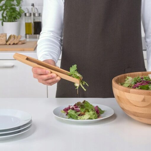 IKEA OSTBIT SZCZYPCE DO SERWOWANIA SAŁATKI BAMBUSOWE - obrazek 2