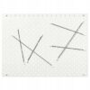 IKEA SKADIS TABLICA PERFOROWANA KOMBINACJA NOTATKI 76X56 CM