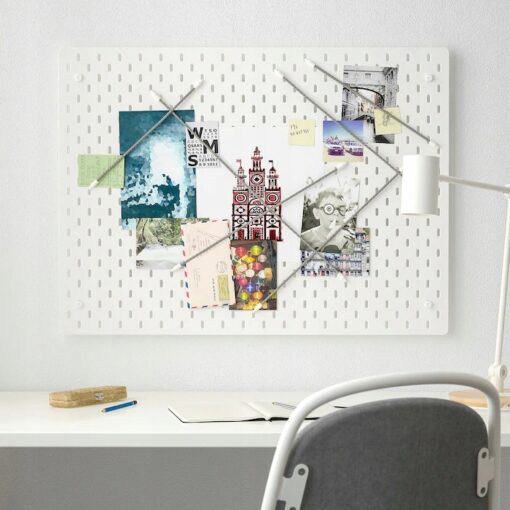 IKEA SKADIS TABLICA PERFOROWANA KOMBINACJA NOTATKI 76X56 CM - obrazek 2